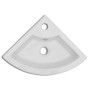 White washbasin with overflow 45x32x12.5 cm by vidaXL, Sinks - Ref: Foro24-140697, Price: 64,30 €, Discount: %