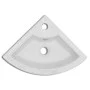 White washbasin with overflow 45x32x12.5 cm by vidaXL, Sinks - Ref: Foro24-140697, Price: 77,38 €, Discount: %