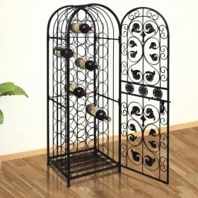 Metal wine rack for 45 bottles by vidaXL, Wine racks - Ref: Foro24-240939, Price: 136,27 €, Discount: %