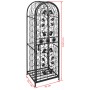 Metall-Weinregal für 45 Flaschen von vidaXL, Weinregale - Ref: Foro24-240939, Preis: 144,32 €, Rabatt: %