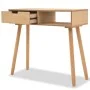 Mesa consola de madera maciza de pino 80x30x72 cm marrón de vidaXL, Mesas auxiliares - Ref: Foro24-244739, Precio: 89,37 €, D...
