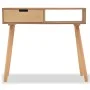 Mesa consola de madera maciza de pino 80x30x72 cm marrón de vidaXL, Mesas auxiliares - Ref: Foro24-244739, Precio: 89,37 €, D...