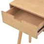 Mesa consola de madera maciza de pino 80x30x72 cm marrón de vidaXL, Mesas auxiliares - Ref: Foro24-244739, Precio: 89,37 €, D...