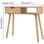 Mesa consola de madera maciza de pino 80x30x72 cm marrón de vidaXL, Mesas auxiliares - Ref: Foro24-244739, Precio: 89,37 €, D...