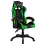 Silla gaming con luces LED RGB cuero sintético verde y negro de vidaXL, Sillas de oficina - Ref: Foro24-287999, Precio: 166,3...
