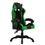 Silla gaming con luces LED RGB cuero sintético verde y negro de vidaXL, Sillas de oficina - Ref: Foro24-287999, Precio: 166,3...