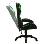 Gaming-Stuhl mit RGB-LED-Leuchten aus grünem und schwarzem Kunstleder von vidaXL, Bürostühle - Ref: Foro24-287999, Preis: 166...