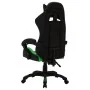 Gaming-Stuhl mit RGB-LED-Leuchten aus grünem und schwarzem Kunstleder von vidaXL, Bürostühle - Ref: Foro24-287999, Preis: 166...