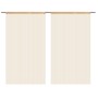 Fringen Vorhänge 2 Stück 100x250 cm beige von vidaXL, Vorhänge und Gardinen - Ref: Foro24-132404, Preis: 17,32 €, Rabatt: %