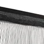 Fringe curtains 2 pieces 140x250 cm black by vidaXL, Curtains and curtains - Ref: Foro24-132401, Price: 26,10 €, Discount: %