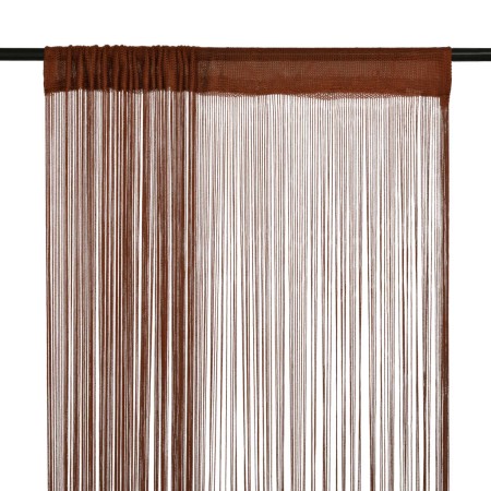 Fringevorhänge 2 Stück 100x250 cm braun von vidaXL, Vorhänge und Gardinen - Ref: Foro24-132410, Preis: 21,13 €, Rabatt: %