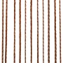 Fringe curtains 2 pieces 100x250 cm brown by vidaXL, Curtains and curtains - Ref: Foro24-132410, Price: 21,13 €, Discount: %