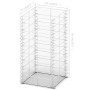 Gabionenwandkörbe verzinkter Draht 25x25x50cm 3 Stk von vidaXL, Zaunpaneele - Ref: Foro24-141044, Preis: 35,09 €, Rabatt: %