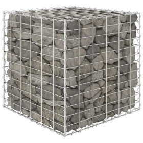 Cubic gabion bed steel wire 60x60x60 cm by vidaXL, Pots and planters - Ref: Foro24-145651, Price: 45,52 €, Discount: %