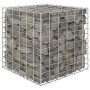 Kubisches Gabionenbett aus Stahldraht 60x60x60 cm von vidaXL, Töpfe und Pflanzgefäße - Ref: Foro24-145651, Preis: 45,52 €, Ra...