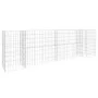 Gabionen-Pflanzkübel in H-Form aus Stahldraht 260x40x80 cm von vidaXL, Töpfe und Pflanzgefäße - Ref: Foro24-145660, Preis: 85...