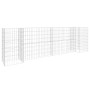 Gabionen-Pflanzkübel in H-Form aus Stahldraht 260x40x80 cm von vidaXL, Töpfe und Pflanzgefäße - Ref: Foro24-145660, Preis: 86...