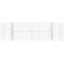 H-shaped gabion planter made of steel wire, 260x40x80 cm by vidaXL, Pots and planters - Ref: Foro24-145660, Price: 85,06 €, D...
