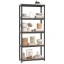 Storage shelf 5 levels steel and anthracite plywood by vidaXL, Industrial shelving - Ref: Foro24-152858, Price: 64,98 €, Disc...