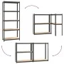 Storage shelf 5 levels steel and anthracite plywood by vidaXL, Industrial shelving - Ref: Foro24-152858, Price: 64,98 €, Disc...