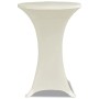 2 Fitted Cream Tablecloths for Standing Table - 80cm Diameter by vidaXL, Covers - Ref: Foro24-241209, Price: 27,00 €, Discoun...