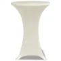 2 Fitted Cream Tablecloths for Standing Table - 80cm Diameter by vidaXL, Covers - Ref: Foro24-241209, Price: 23,07 €, Discoun...