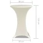 2 passende cremefarbene Tischdecken für Stehtisch – 80 cm Durchmesser von vidaXL, Abdeckungen - Ref: Foro24-241209, Preis: 23...