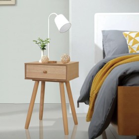 Bedside tables 2 pcs solid brown pine wood 40x30x61cm by vidaXL, Nightstands - Ref: Foro24-244742, Price: 105,15 €, Discount: %