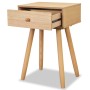 Mesitas de noche 2 uds madera maciza de pino marrón 40x30x61cm de vidaXL, Mesitas de noche - Ref: Foro24-244742, Precio: 105,...