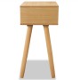Mesitas de noche 2 uds madera maciza de pino marrón 40x30x61cm de vidaXL, Mesitas de noche - Ref: Foro24-244742, Precio: 105,...