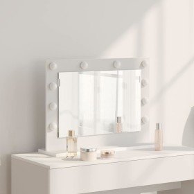 Espejo de Tocador 60 x 45 x 18 cm Cristal y Madera Estructurada en Espejos | Comprar online en Foro24