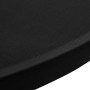 Mantel elástico para mesa alta 4 unidades negro Ø80 cm