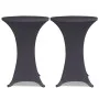Elastische Tischdecke 4 Einheiten 80 cm Anthrazitgrau von vidaXL, Abdeckungen - Ref: Foro24-279086, Preis: 44,88 €, Rabatt: %