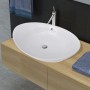 Ovales Waschbecken und Keramik-Überlaufloch 59x38,5 cm von vidaXL, Sinkt - Ref: Foro24-140679, Preis: 96,01 €, Rabatt: %