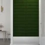 Wall panels 12 pcs dark green velvet 60x15 cm 1.08m² by vidaXL, Wall covering - Ref: Foro24-343837, Price: 48,19 €, Discount: %