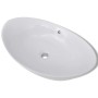 Ovales Waschbecken und Keramik-Überlaufloch 59x38,5 cm von vidaXL, Sinkt - Ref: Foro24-140679, Preis: 96,01 €, Rabatt: %