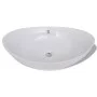 Oval washbasin and ceramic overflow hole 59x38.5 cm by vidaXL, Sinks - Ref: Foro24-140679, Price: 85,50 €, Discount: %