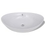 Ovales Waschbecken und Keramik-Überlaufloch 59x38,5 cm von vidaXL, Sinkt - Ref: Foro24-140679, Preis: 96,01 €, Rabatt: %