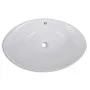 Oval washbasin and ceramic overflow hole 59x38.5 cm by vidaXL, Sinks - Ref: Foro24-140679, Price: 85,50 €, Discount: %