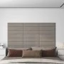 Wandpaneele 12 Stück hellgrauer Samt 60x15 cm 1,08 m² von vidaXL, Wandverkleidung - Ref: Foro24-343835, Preis: 47,02 €, Rabat...