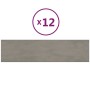 Wandpaneele 12 Stück hellgrauer Samt 60x15 cm 1,08 m² von vidaXL, Wandverkleidung - Ref: Foro24-343835, Preis: 47,96 €, Rabat...