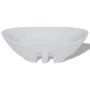 Oval washbasin and ceramic overflow hole 59x38.5 cm by vidaXL, Sinks - Ref: Foro24-140679, Price: 85,50 €, Discount: %