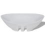 Ovales Waschbecken und Keramik-Überlaufloch 59x38,5 cm von vidaXL, Sinkt - Ref: Foro24-140679, Preis: 96,01 €, Rabatt: %