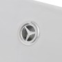 Oval washbasin and ceramic overflow hole 59x38.5 cm by vidaXL, Sinks - Ref: Foro24-140679, Price: 96,01 €, Discount: %