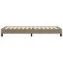 Taupe gray fabric bed frame 90x190 cm by vidaXL, Beds and slatted bases - Ref: Foro24-346684, Price: 77,42 €, Discount: %
