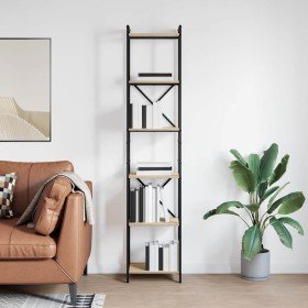 Estantería Roble Sonoma 40 x 30 x 188 cm Madera contrachapada en Librerías y estanterías | Comprar online en Foro24