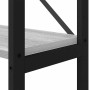Estantería Gris sonoma 40 x 30 x 188 cm Madera contrachapada