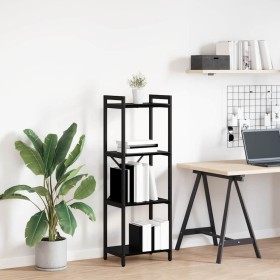 Estantería Roble negro 40 x 30 x 118 cm Madera contrachapada