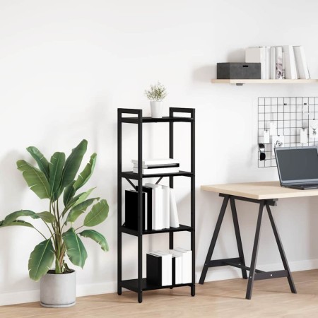 Estantería Roble negro 40 x 30 x 118 cm Madera contrachapada