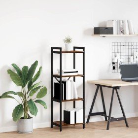 Estantería Roble ahumado 40 x 30 x 118 cm Madera contrachapada en Librerías y estanterías | Comprar online en Foro24